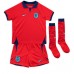 England Declan Rice #4 Replika Babytøj Udebanesæt Børn VM 2022 Kortærmet (+ Korte bukser)